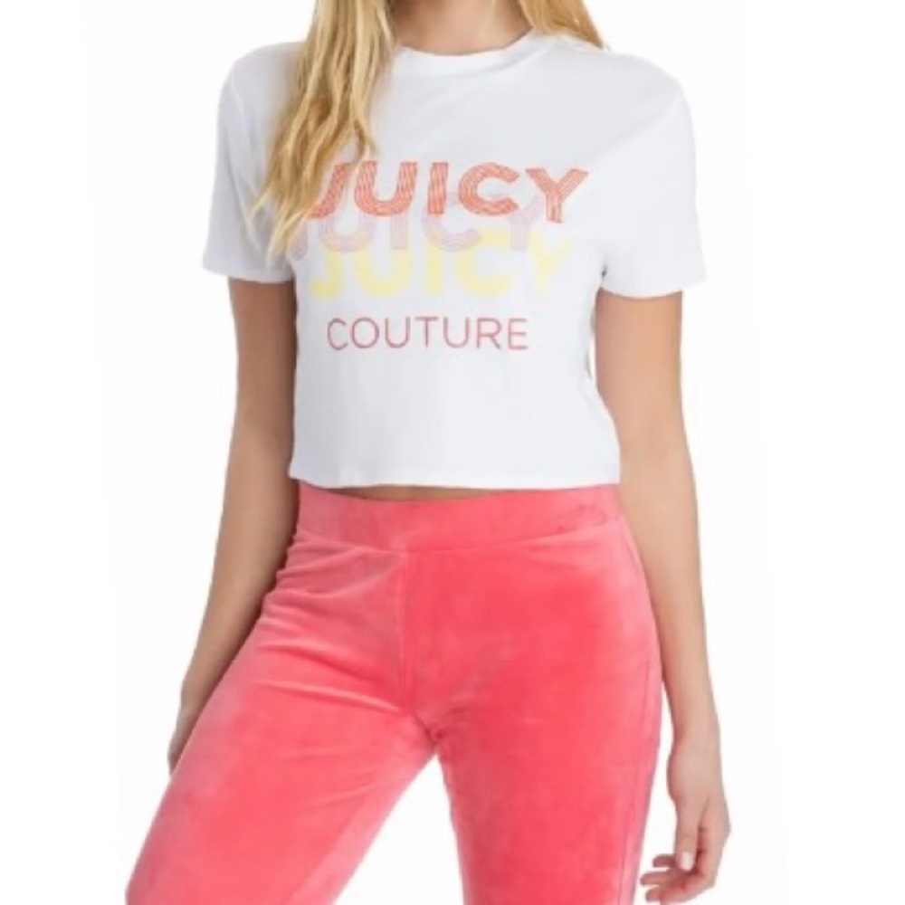 Juicy Couture Stroke Graphic Logo Tee (NWT) (Size: Medium)